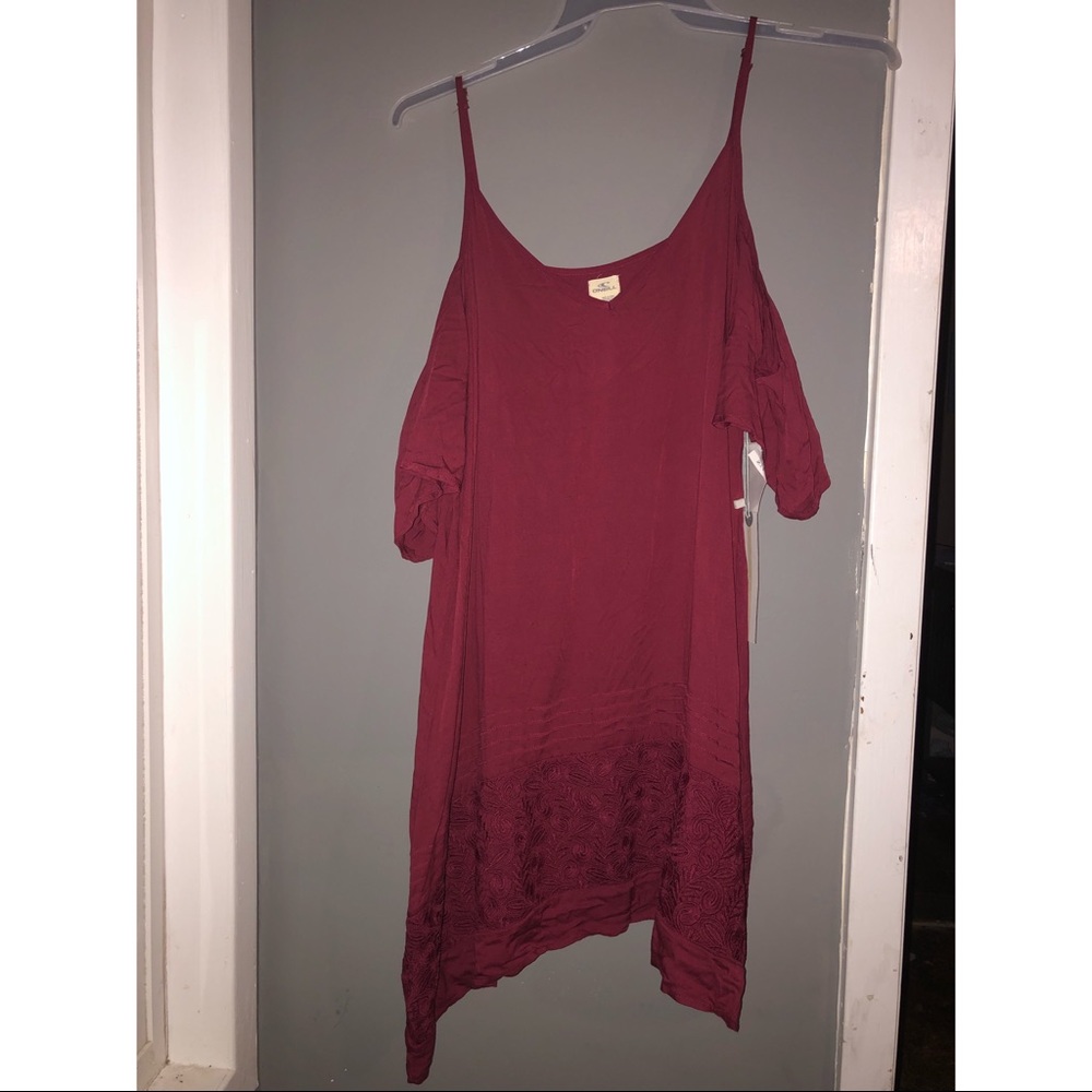 Burgundy O’Neal dress NWT